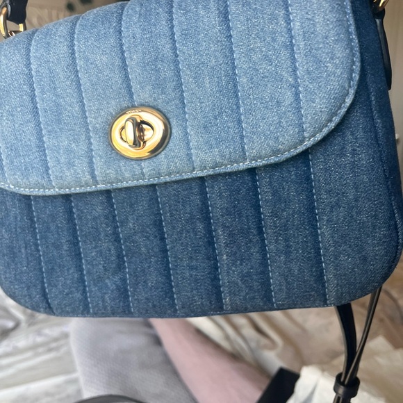 #Coach Blue Marley Top Handle - Picture 17 of 17
